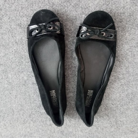 Kenneth Cole Reaction Flats Womens Size 9M Leather Ballet Shoes Truth Time - Picture 2 of 8